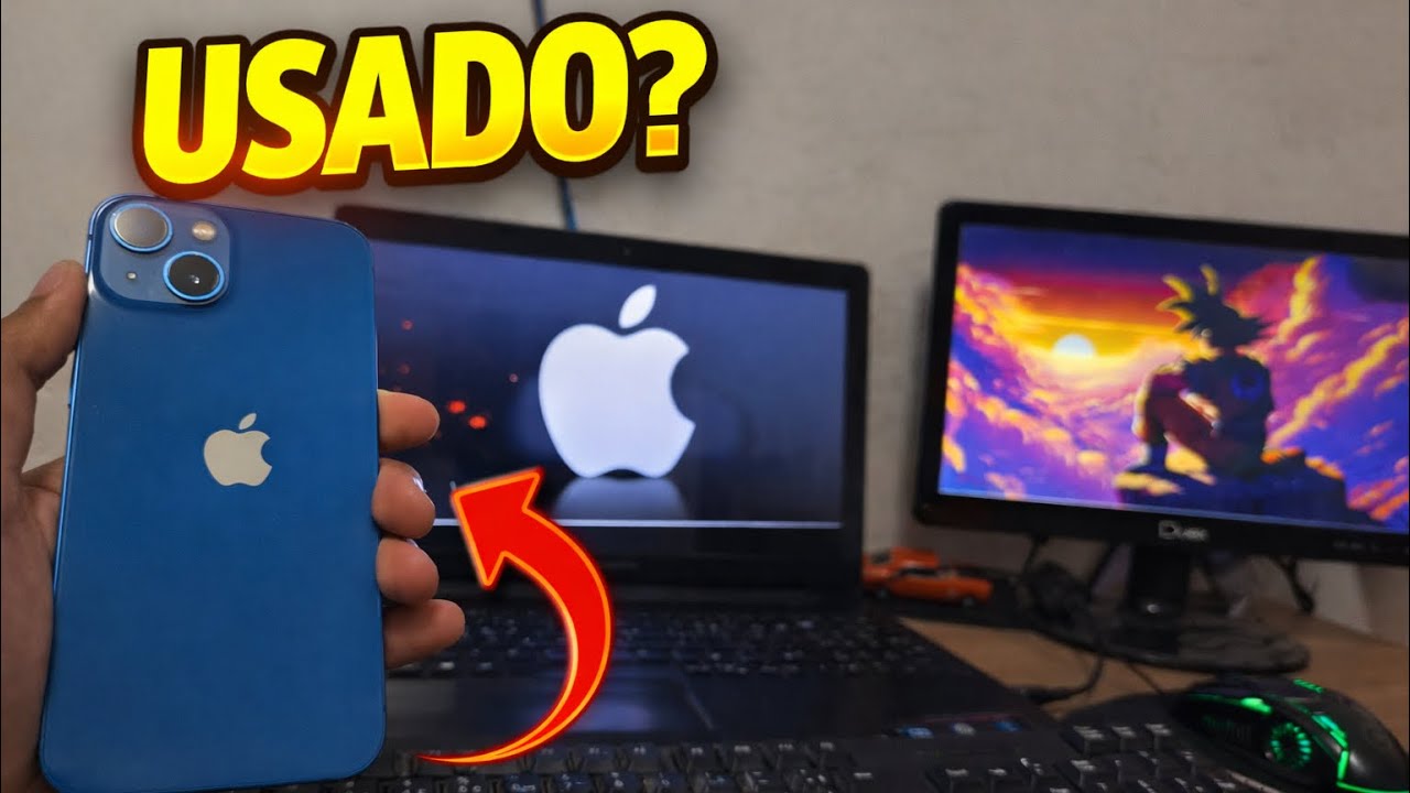 COMPREI um IPHONE 13 USADO em 2026 na OLX!!! CONQUISTA de um JOVEM APRENDIZ
