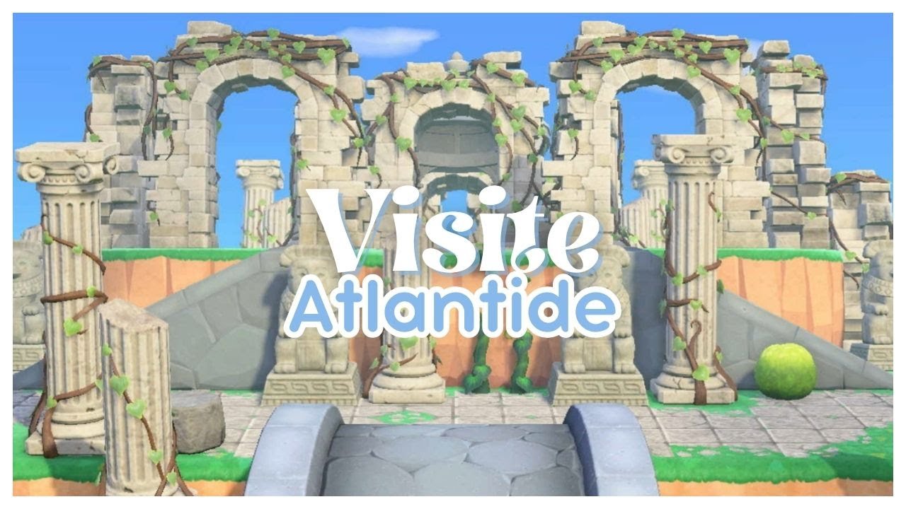 🌊 VISITE FINALE, l'Atlantide ! | Animal Crossing New Horizons
