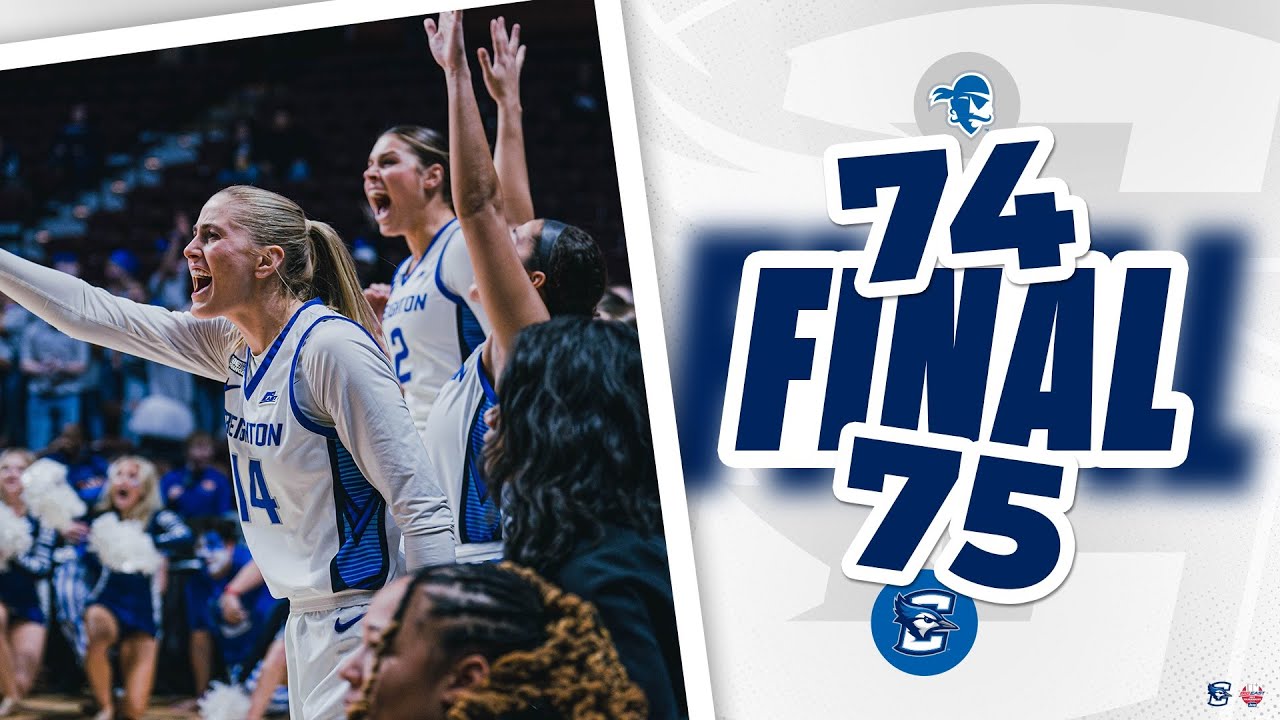 Creighton Women's Basketball BIG EAST Tournament Highlights vs. Seton Hall 02/04/23