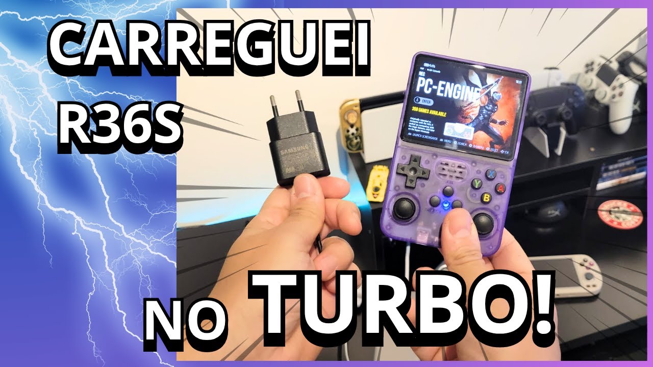 Como carregar de forma SEGURA seu R36S, controles e diversos dispositivos, TOMADA, POWERBANK e MAIS!