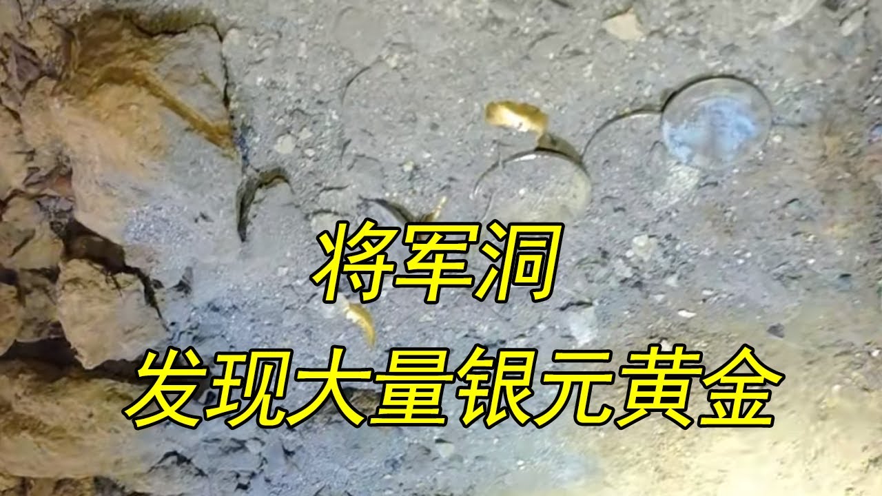 受当地粉丝的邀请，进去将军洞一探究竟，探险队进入洞中裂缝发现了金条及大量银元
