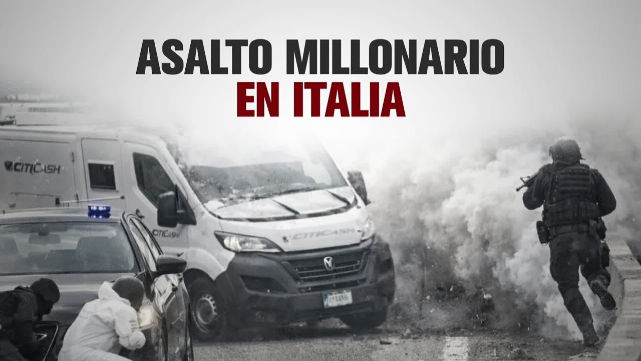 Explosión, asalto y botín millonario en Italia. Así fue el robo a un camión blindado | DNews