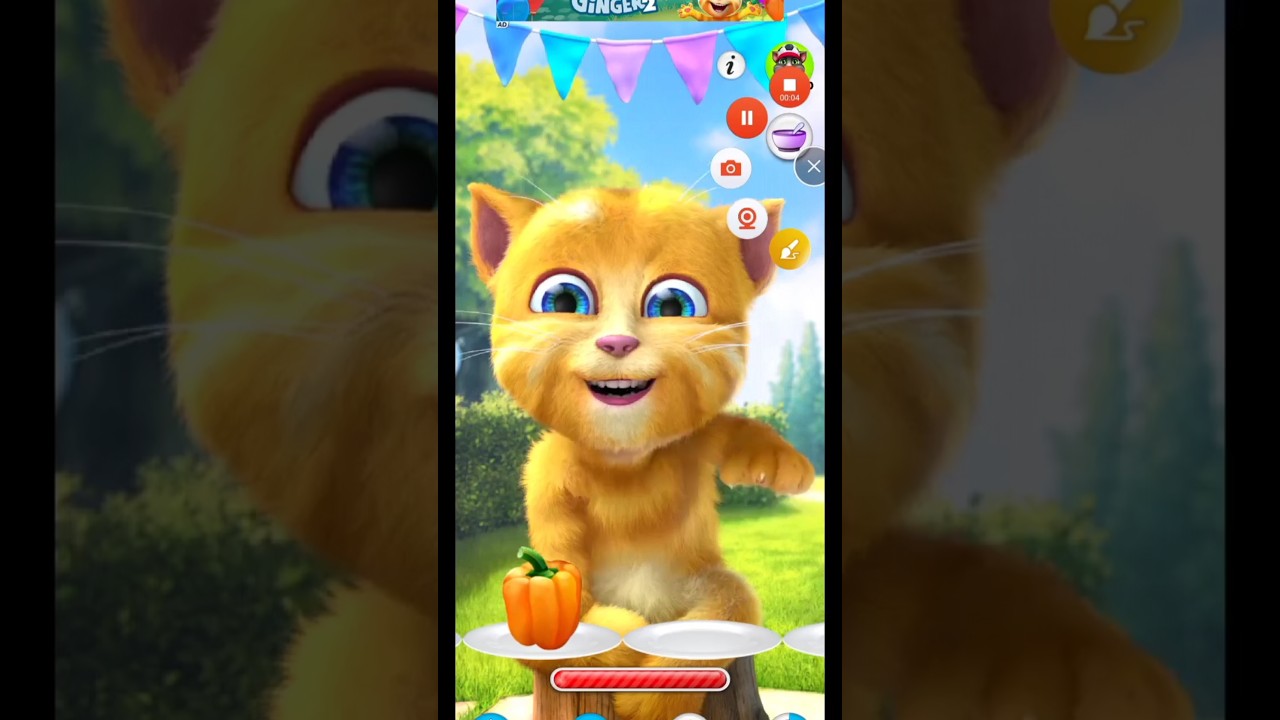 MytalkingGinger#Shortfeed#Shortonly#Shortviral#short#cat#talkingtomsing#cartoon#funy#funytalkingtom#