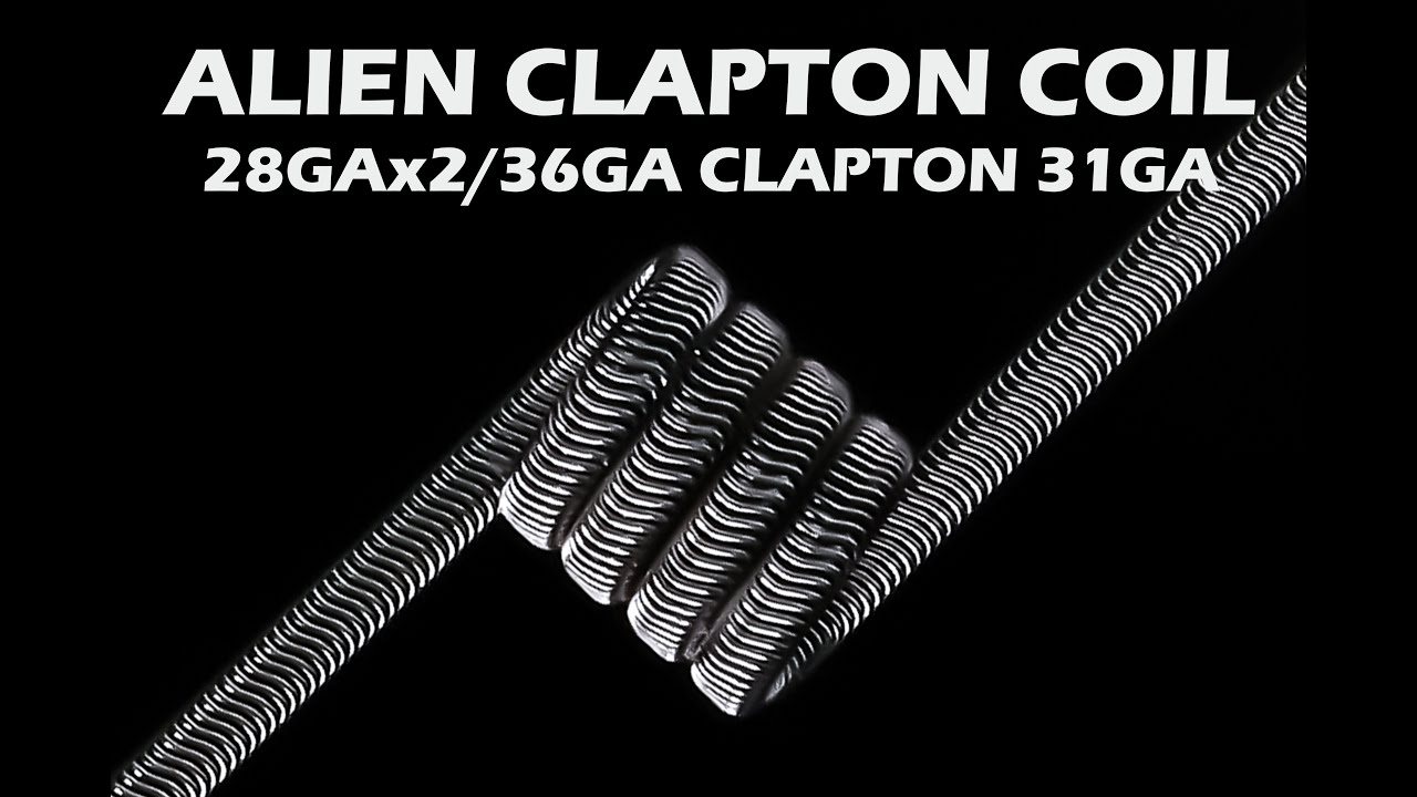 วิธีทำลวด : Alien Clapton Coil 2-Core 28/36Ga Clapton 31Ga