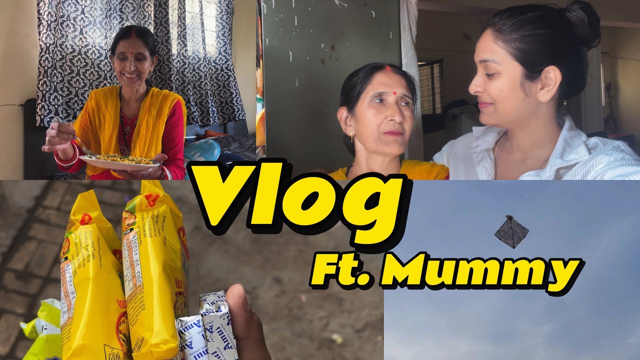 Vlog with Maa: Cheese Maggi + Pure Love ❤️🍜