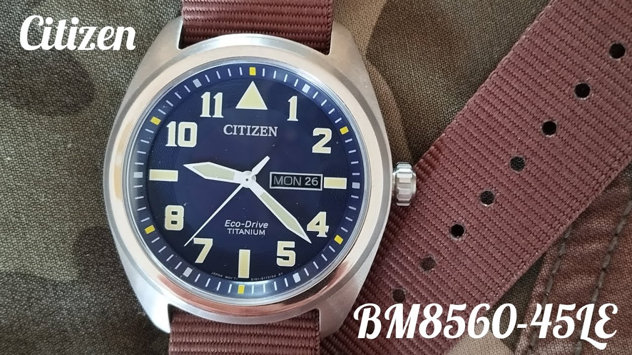Citizen Eco-Drive Super Titanium BM8560-45LE - Montre à moins de 300 euros