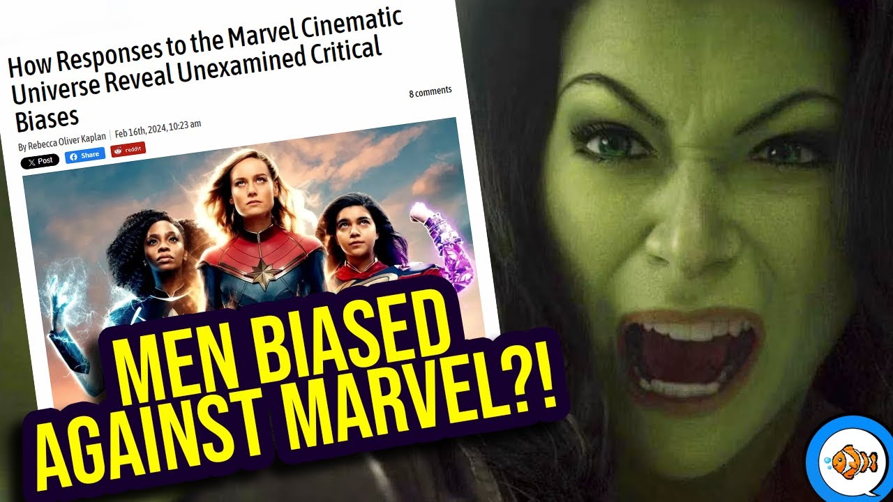 Men are Biased AGAINST Marvel, Says the Media.