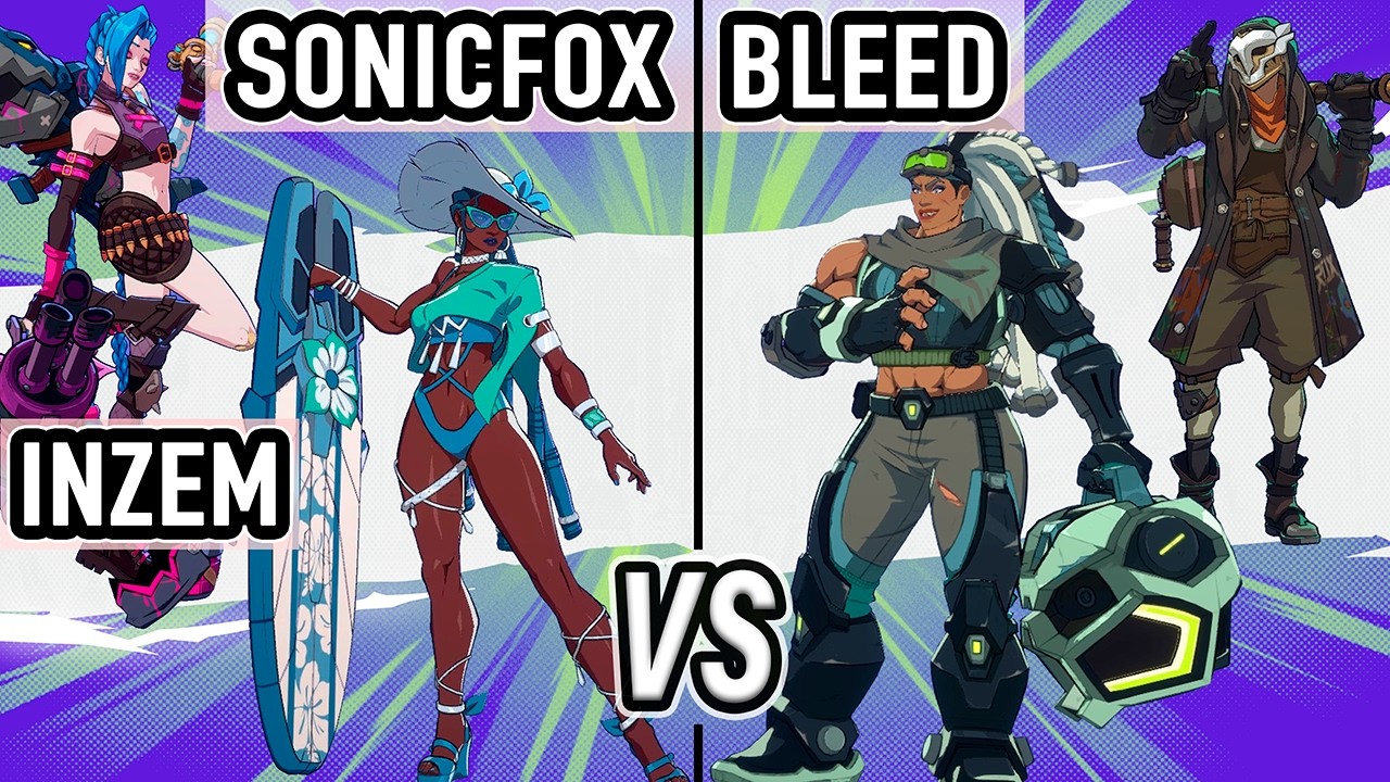 2XKO ▰ SonicFox + Inzem (Senna / Jinx) vs Bleed (Illaoi / Ekko) ▰ High Level Gameplay
