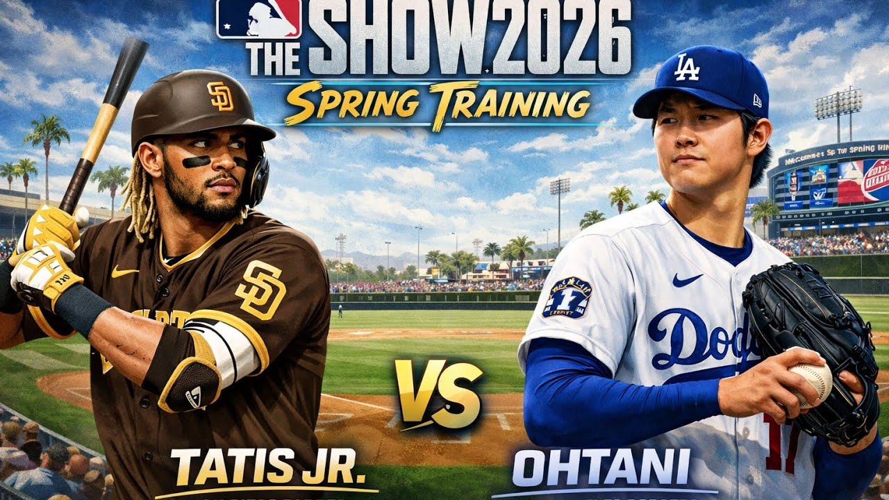 Dodgers vs Padres Spring Training 2026 The Show 2026 en vivo