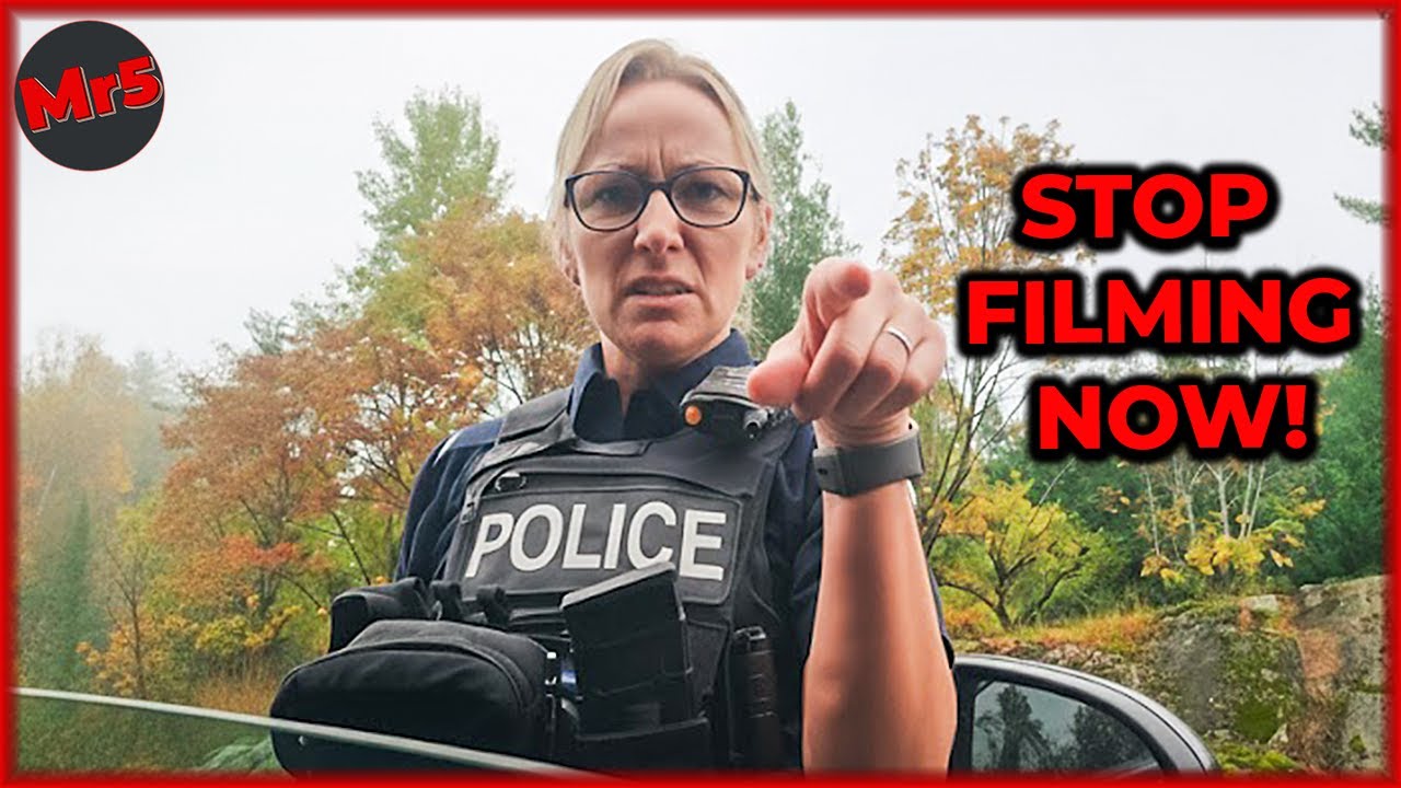 Female Cop Calls Man Paranoid For Knowing His Rights | ID Refusal