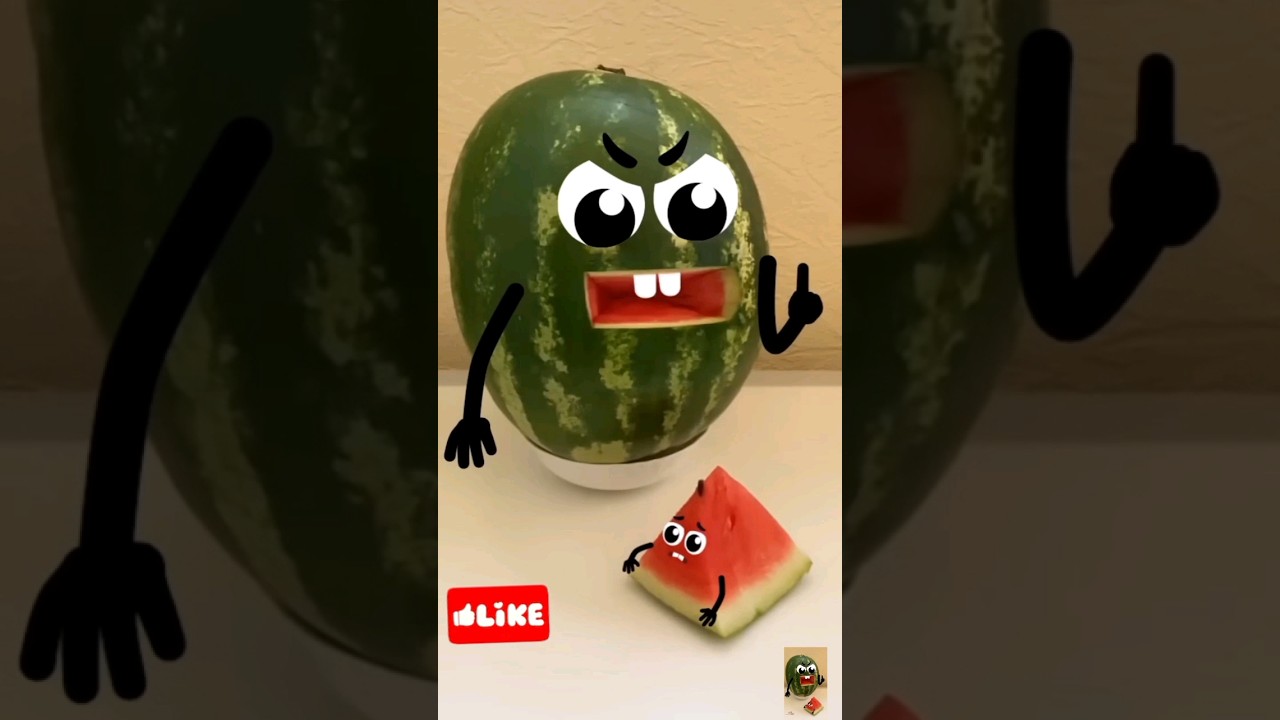 Watermelon Get Angry #shorts #viral #like #subscribe #shortvideo