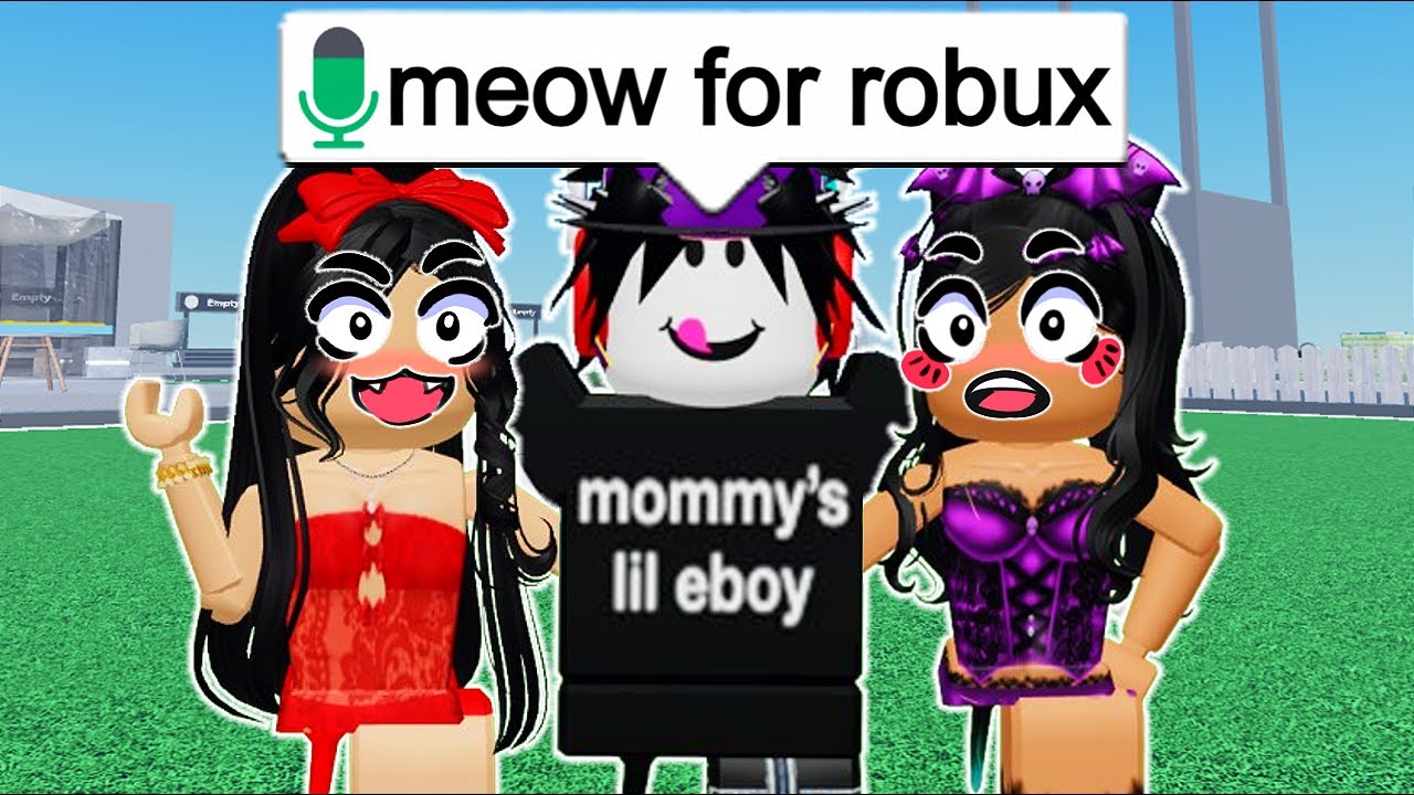 БОГАТЫЙ E-BOY троллит в голосовом чате Roblox 2!