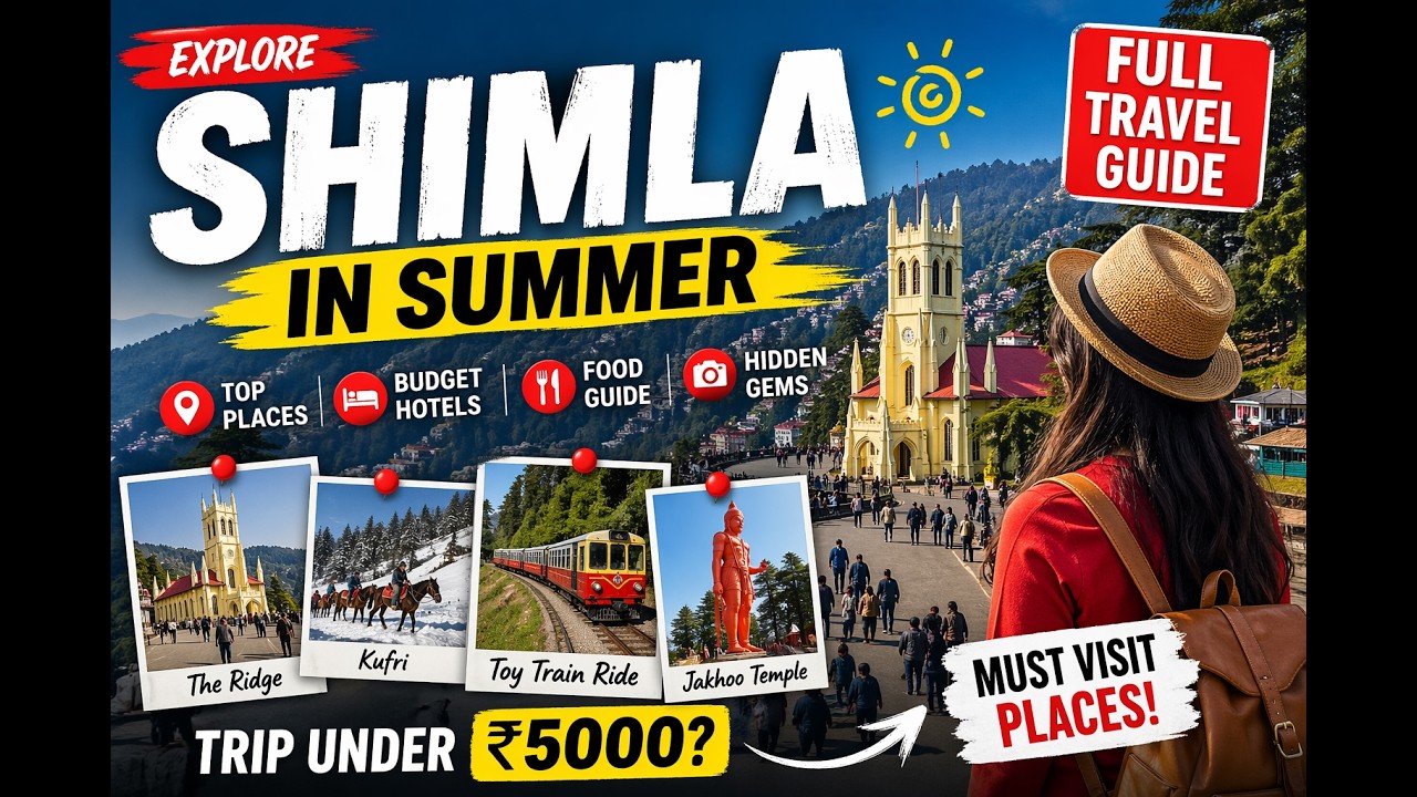 Shimla in Summer 2026 🔥 Full Travel Guide | Budget Trip, Hidden Places & Itinerary