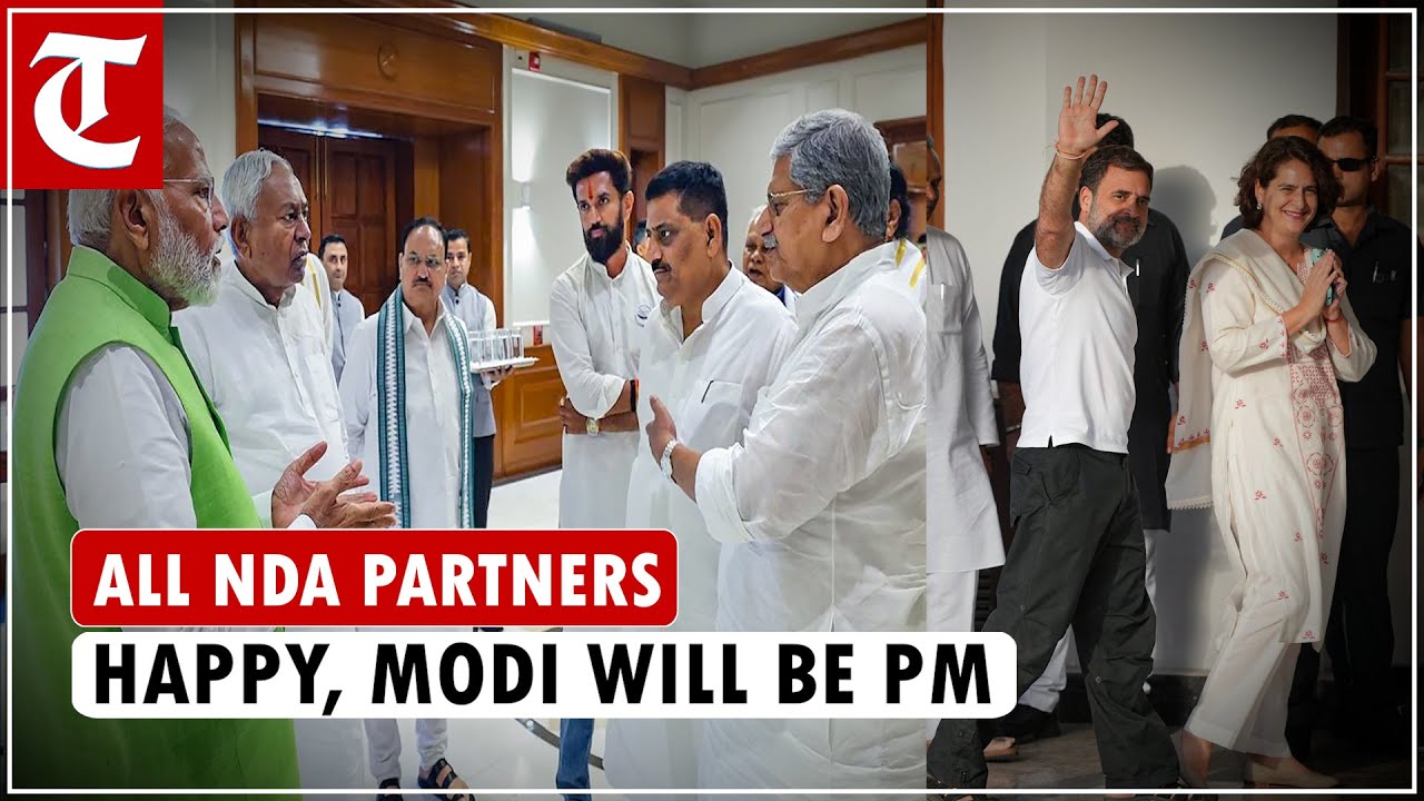 NDA partners confident of forming government, launch comic jibe at INDIA Bloc, Rahul Gandhi