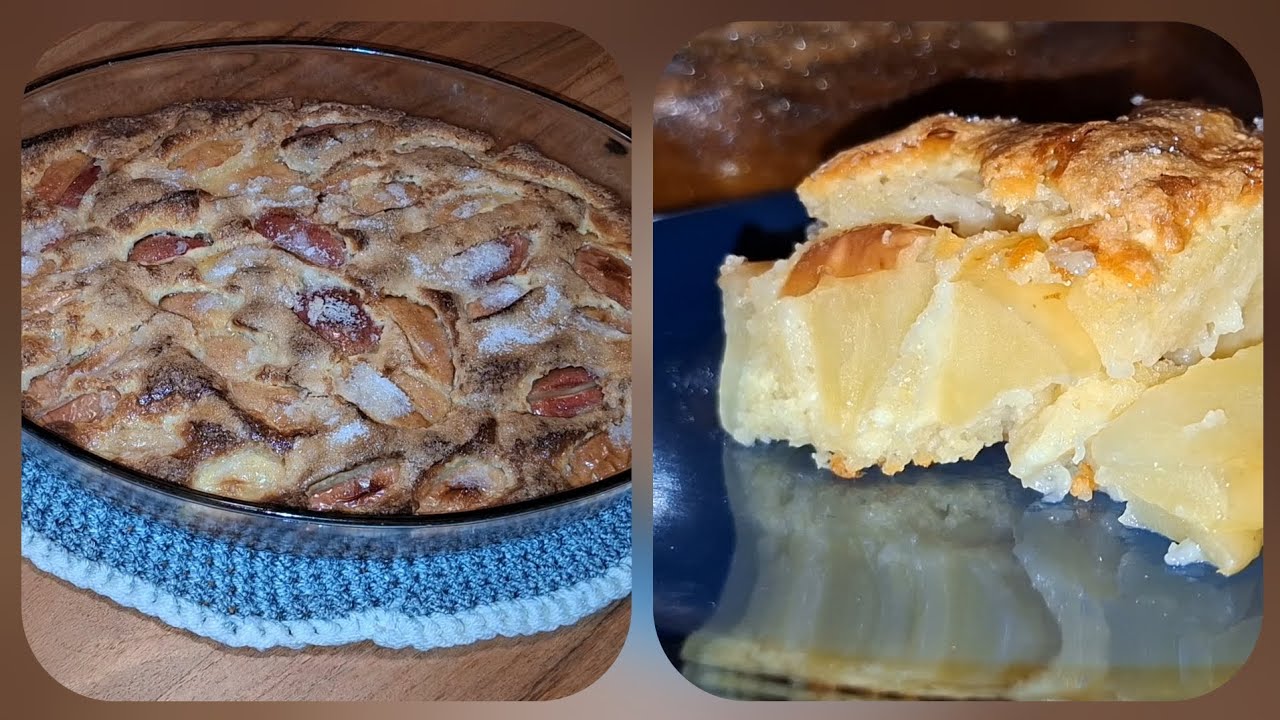ЯБЛОЧНЫЙ ПИРОГ!  ♥️ 🍎APFELKUCHEN! #Apfelkuchen #яблочныйпирог #выпечка 