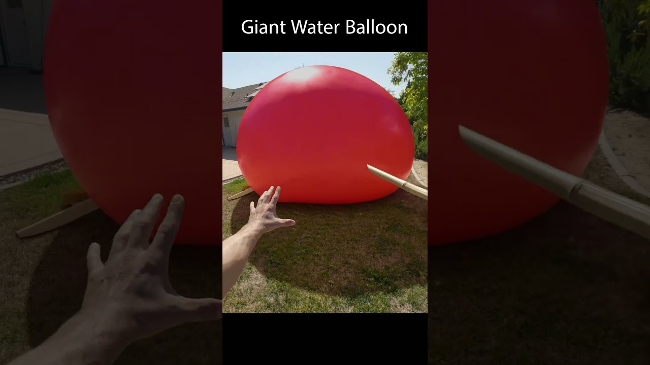 Giant Growing Water Balloon #shorts
