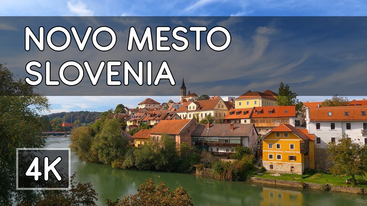 Walking Tour: Novo Mesto, Slovenia - 4K UHD Virtual Travel