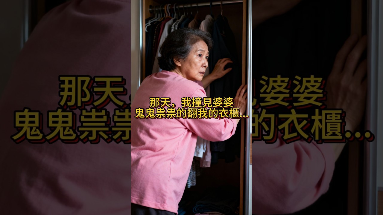 那天，我撞见婆婆鬼鬼祟祟的翻我的衣柜
