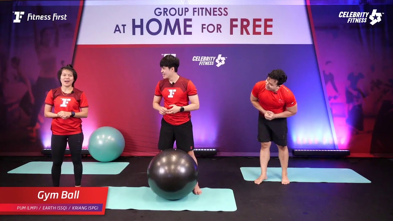 Group Fitness at Home :  Gym Ball 21/10/2020