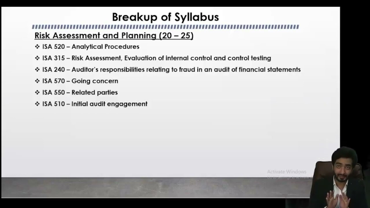 CFAP 06 (AARS) Lecture 01