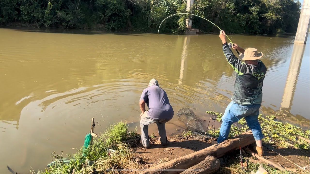 Fiquei com dor no braço. Só deu monstro! (Pesca sem isca)
