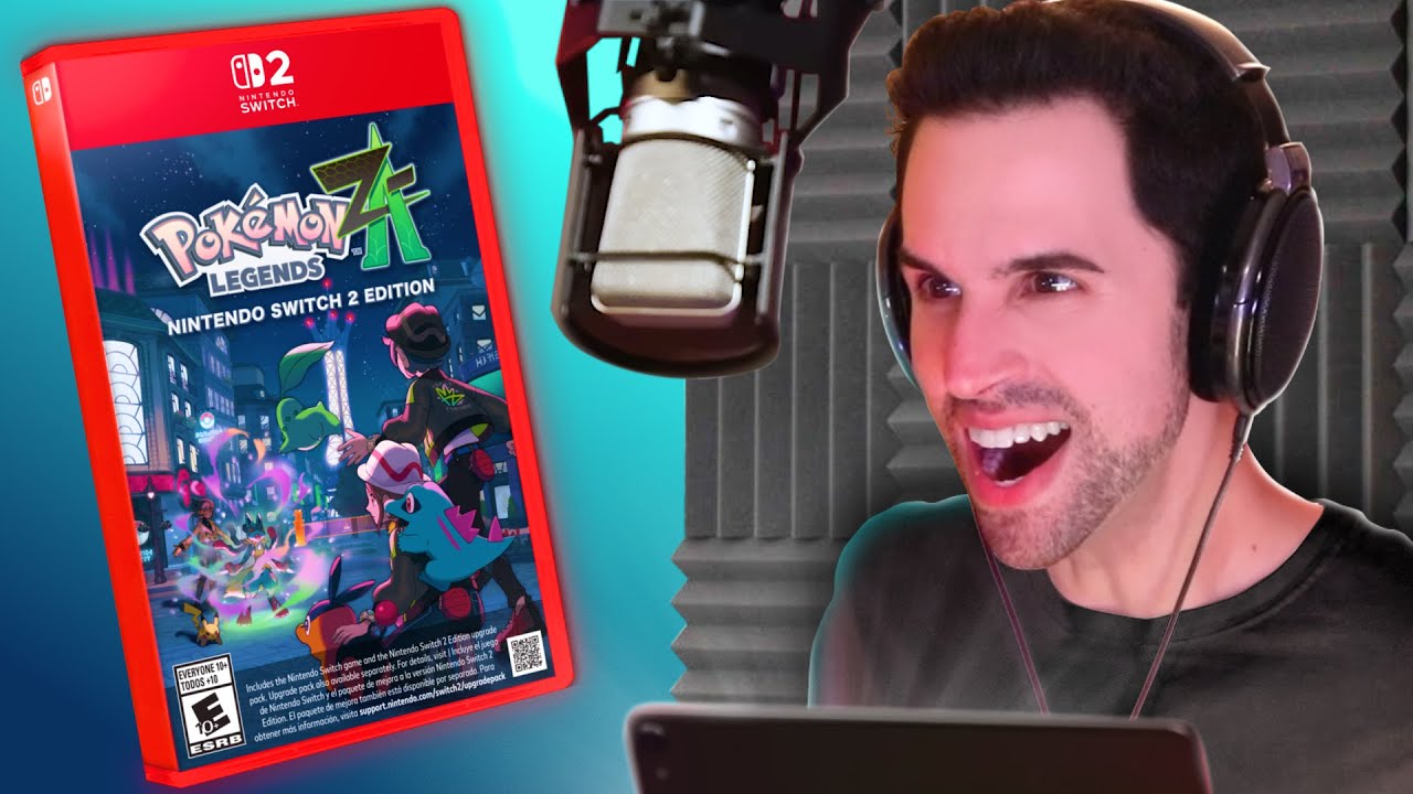 Я озвучивал персонажей в Pokémon Legends Z-A.