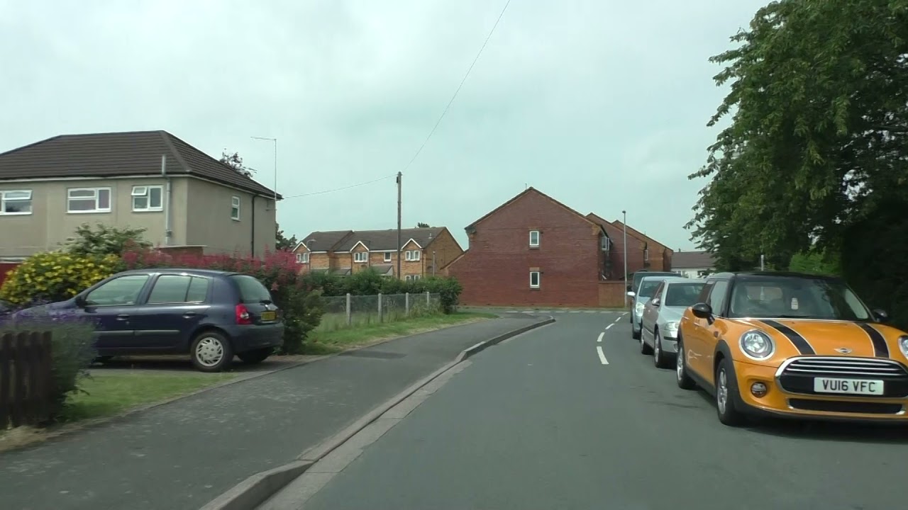 Driving Around Dines Green Estate, Worcester, Worcestershire, England 30th June 2021