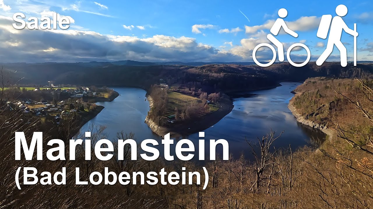 Tour von Blankenstein zum Marienstein | Saale, Th&uuml;ringer Schiefergebirge | Rennsteig | 4K