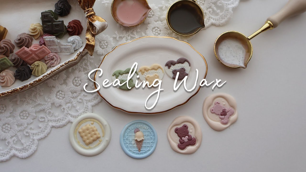 초콜릿 실링왁스🍫Chocolate Wax Seal Stamps💝