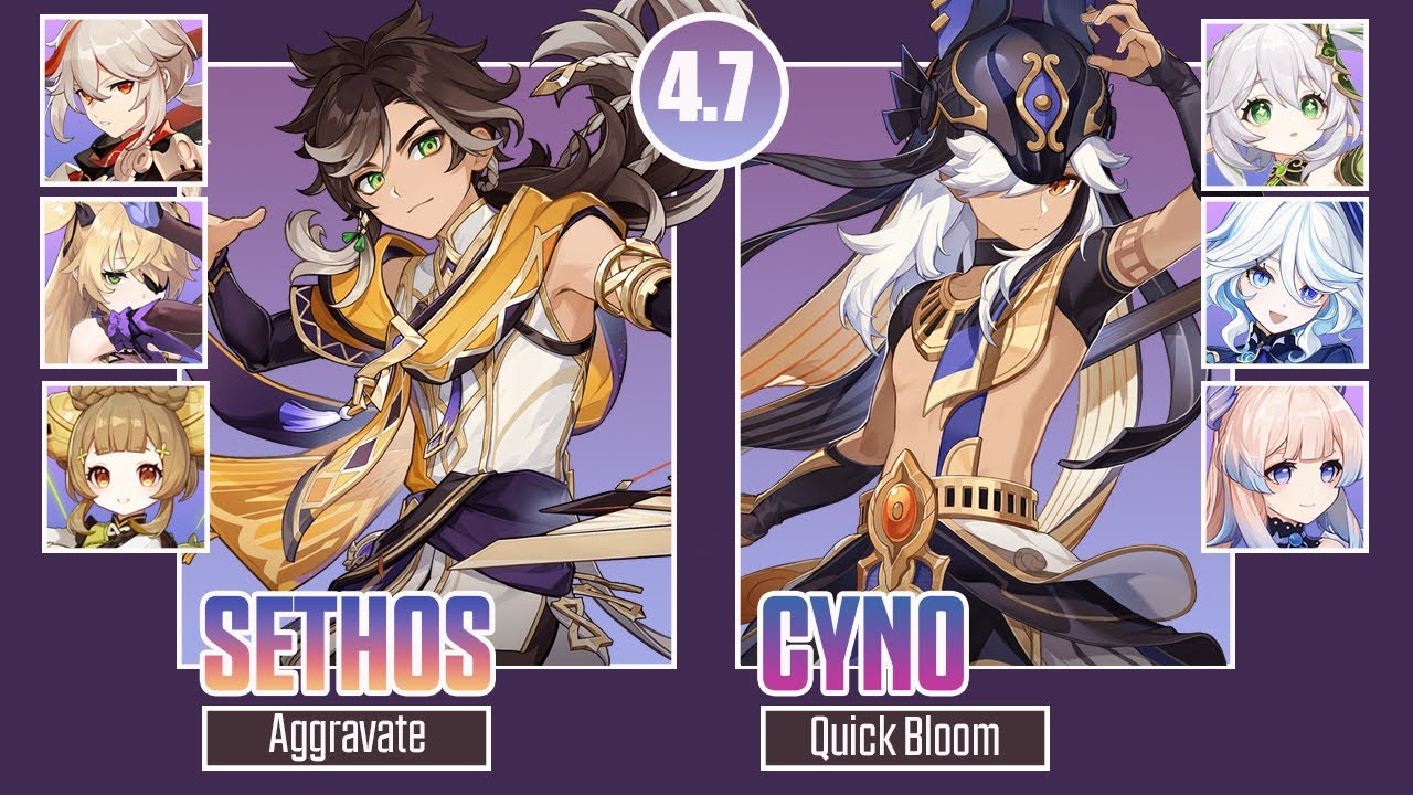 Spiral Abyss 4.7 | Sethos Aggravate & Cyno Quickbloom | Genshin Impact