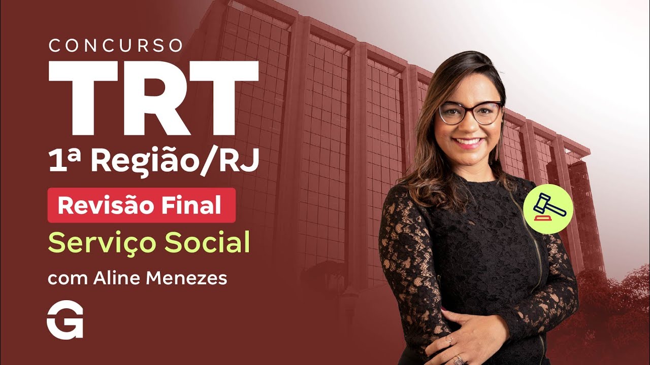 Concurso  TRT RJ 2025 | Revisão Final: Serviço Social