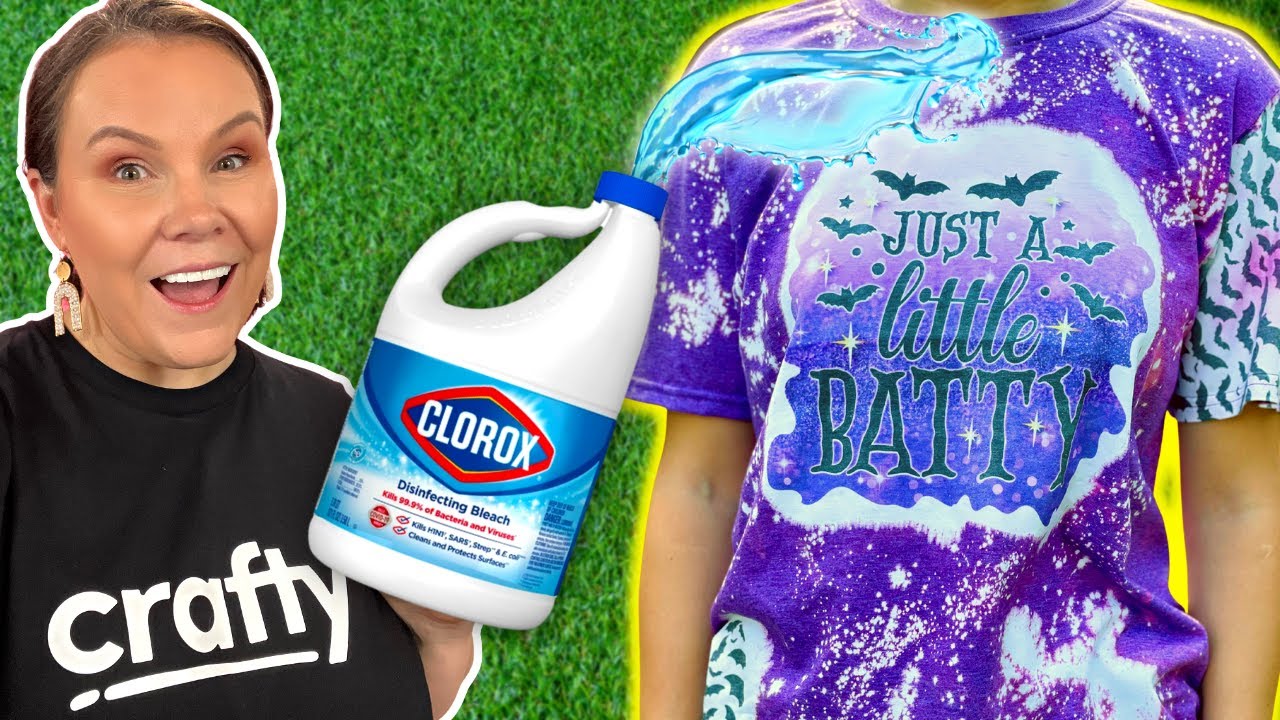 How to Sublimate on Dark T Shirts with BLEACH! 💦