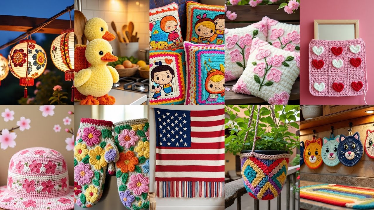 🙀✨️Colorful & Adorable Crochet Ideas for Every Corner of Your Home 2026✨️