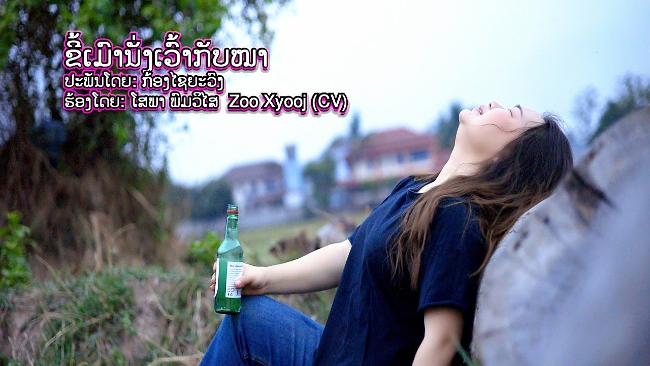 ຂີ້ເມົານັ່ງເວົ້າກັບໝາ-ขี้เมานั่งเว้ากับหมา - zoo xyooj nkauj ntshiab
