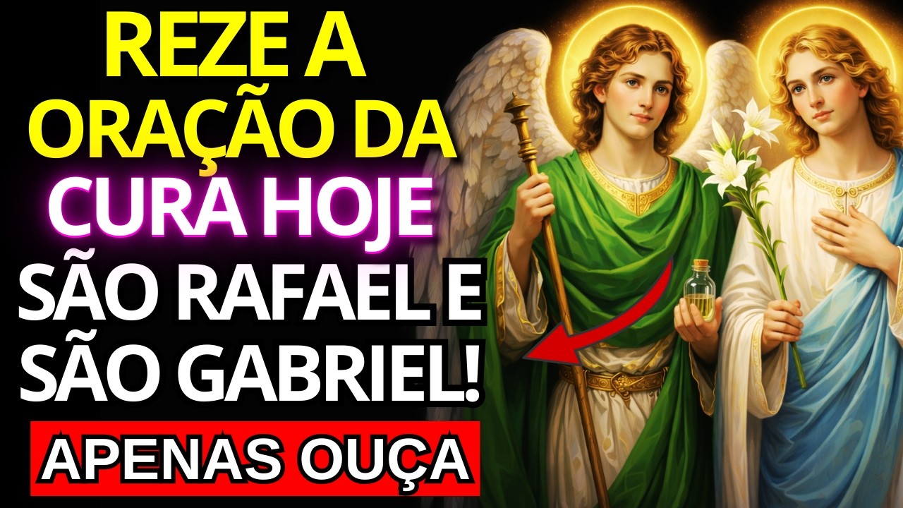 HOJE O CÉU SE ABRE: São Rafael Traz a Cura e São Gabriel Traz a Boa Notícia que Você Esperava!