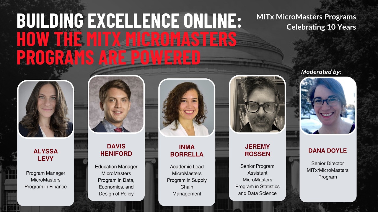 Building Excellence Online: How the MicroMasters Programs are Powered