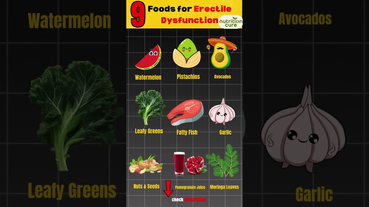 Natural Foods BEAT Medication for Erectile Dysfunction
