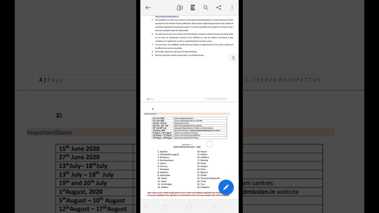 CTI form 2020