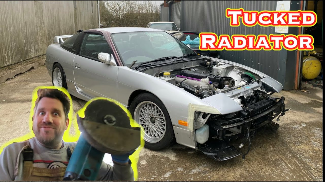 180sx Radiator Tuck 240sx 200sx DIY home made