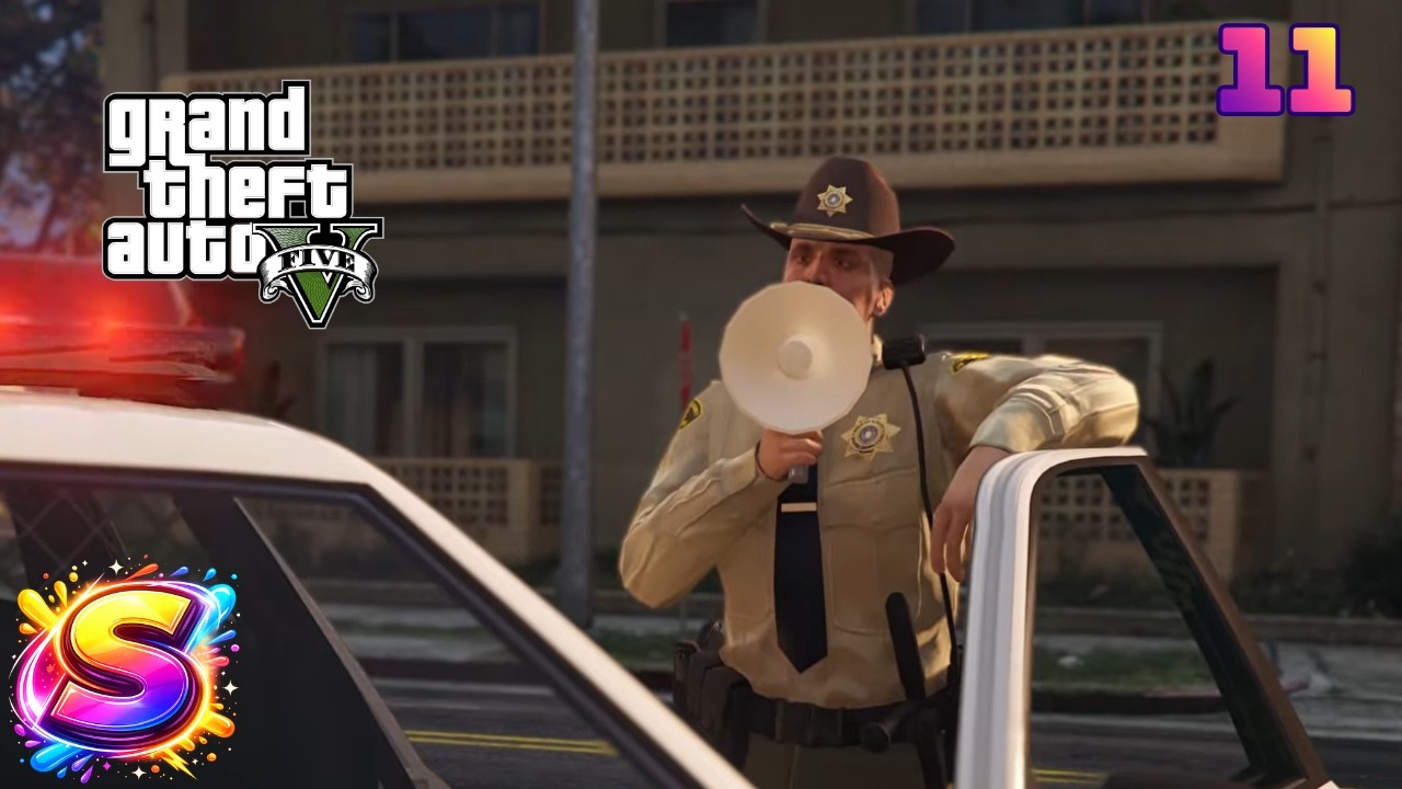 GTA V -  LE BRAQUAGE DE BANQUE #11 4k