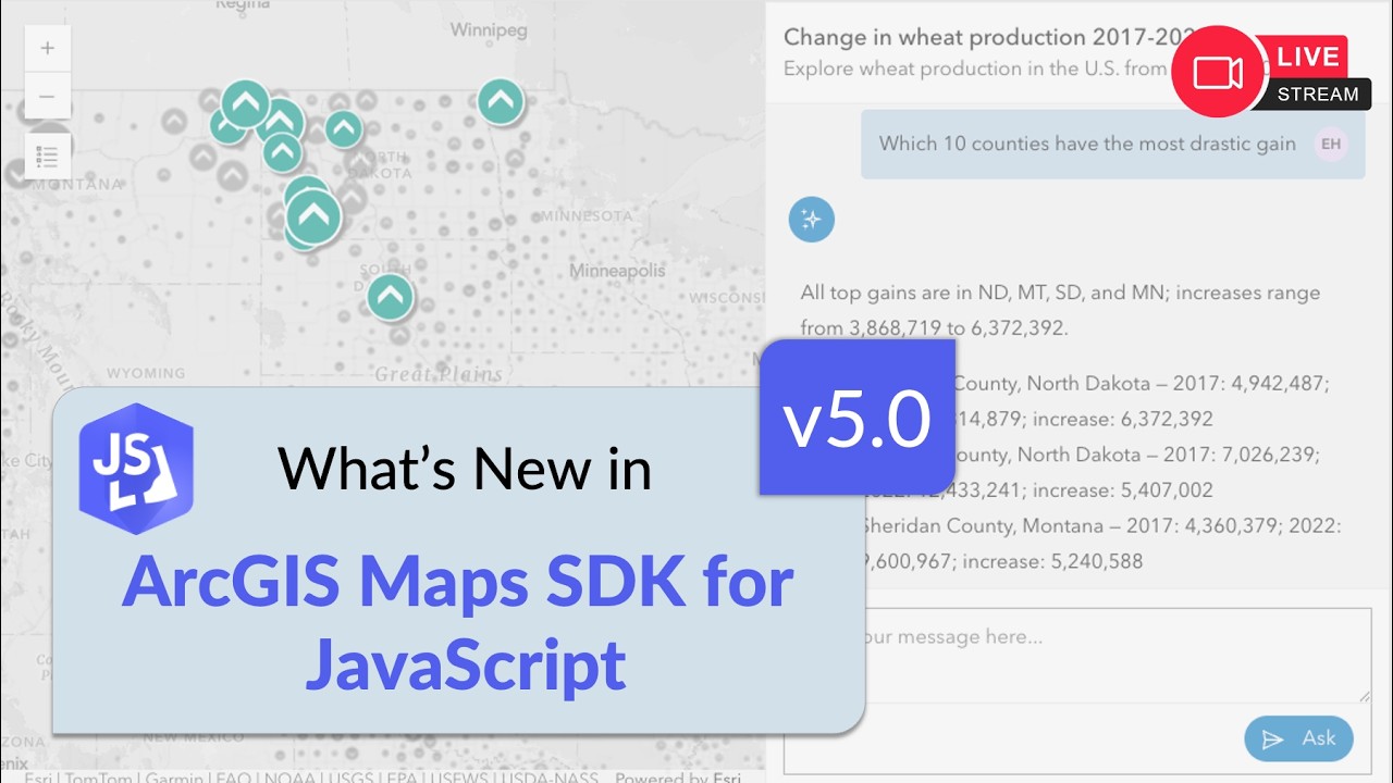 ArcGIS Maps SDK for JavaScript: Latest Updates in Version 5.0