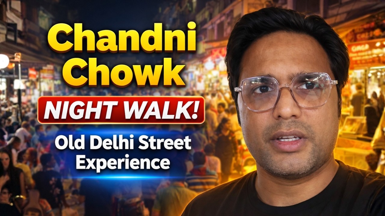 Walking in Chandni Chowk Market | Old Delhi Street Experience