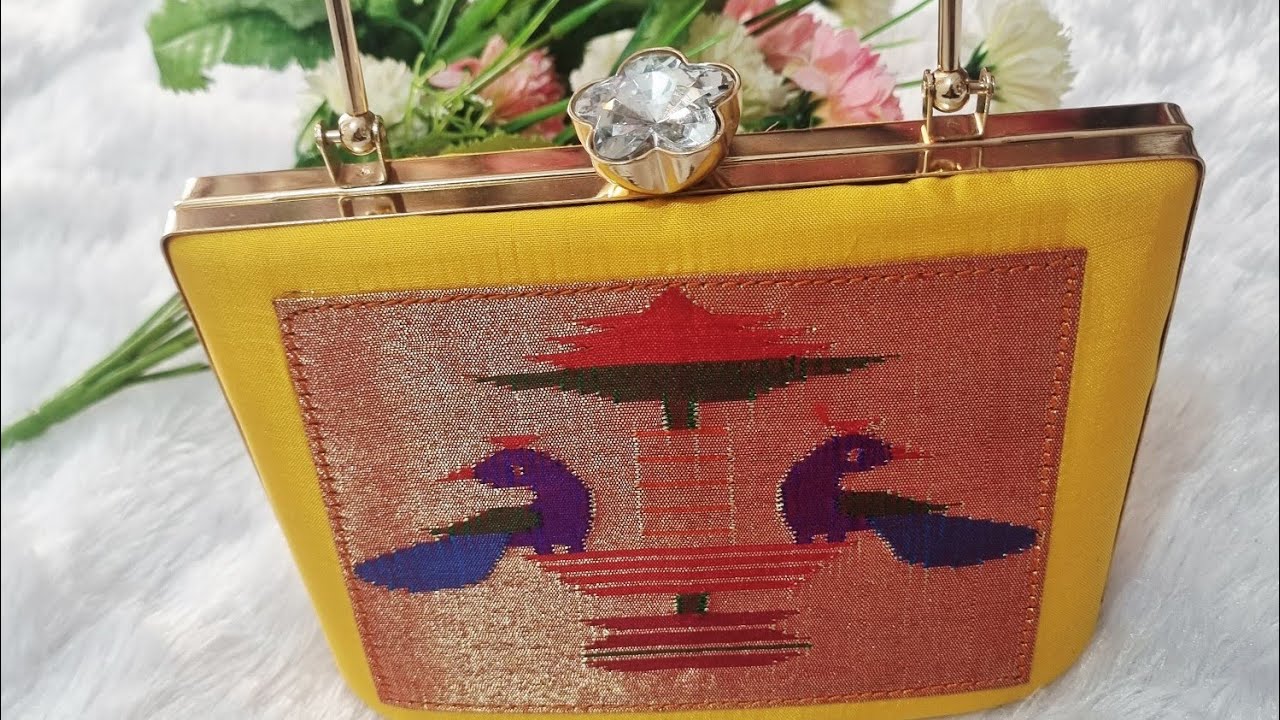 Paithani clutch ✨ Booking number 7276198719
