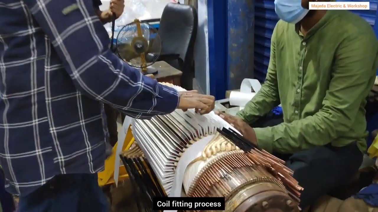 25-KW, DC Motor Armature Rewinding, 600/1850-Rpm From: Majeda Electric And Workshop In Bangladesh