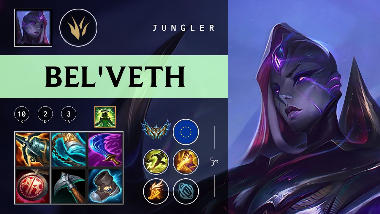 Bel'Veth Jungle vs Vi - EUW Challenger Patch 26.04