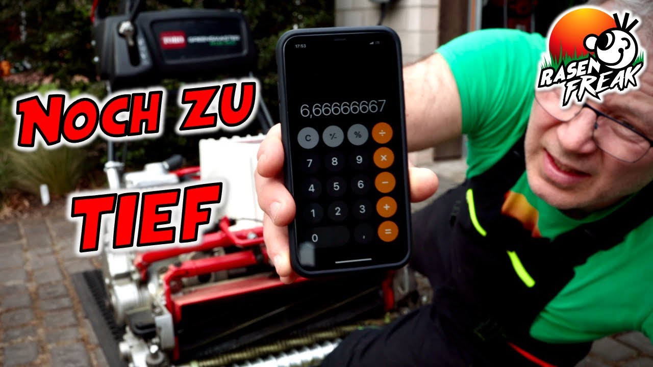 SPINDELM&Auml;HER Tuning - Die OPTIMALE SCHNITTH&Ouml;HE f&uuml;r meinen TORO eFLEX Profi M&auml;her ist mir ZU TIEF!