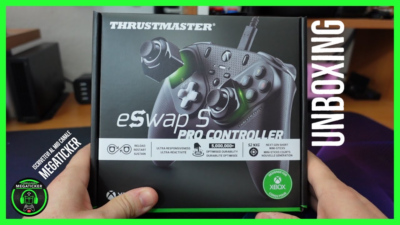 Unboxing: Thrustmaster eSwap S Pro Controller Xbox Series X/S e PC [ITA]