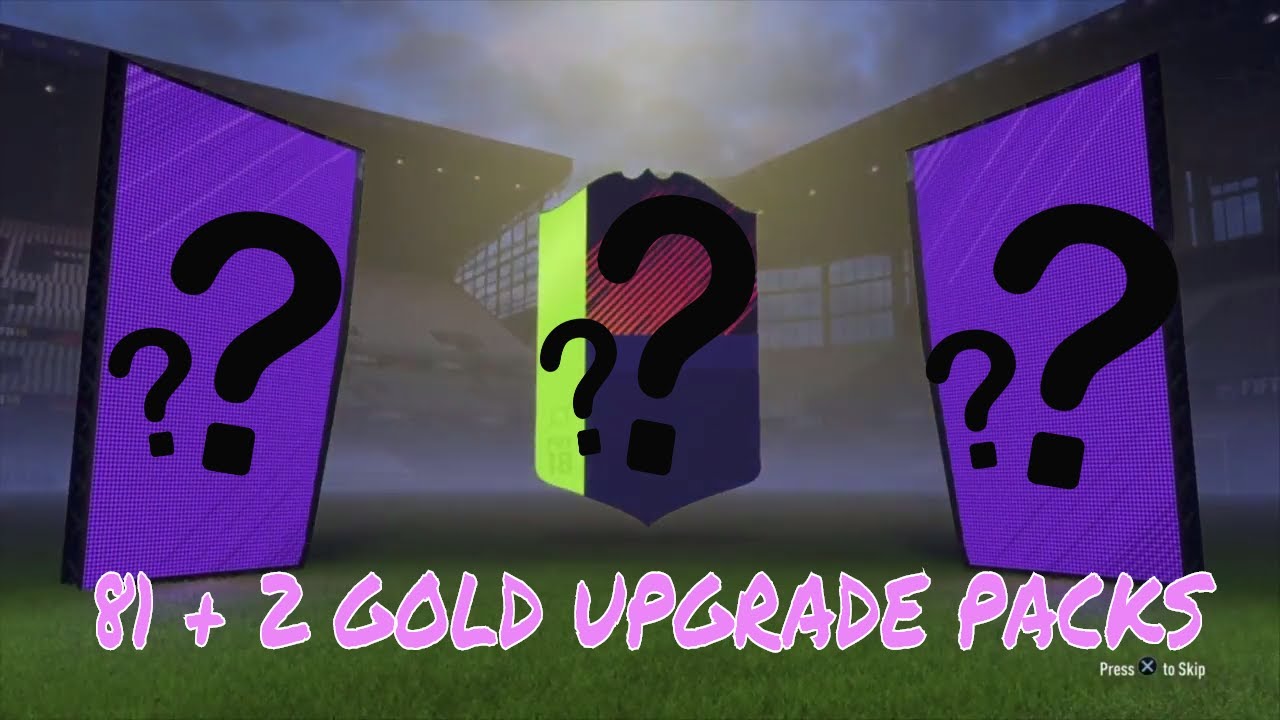 PATH TO GLORY IN A PACK! | 81 + 2 PLAYER UPGRADE PACKS | FIFA 18 ULTIMATE TEAM