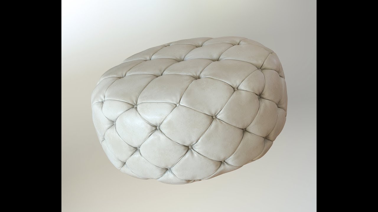 Modeling Pouf in MODO