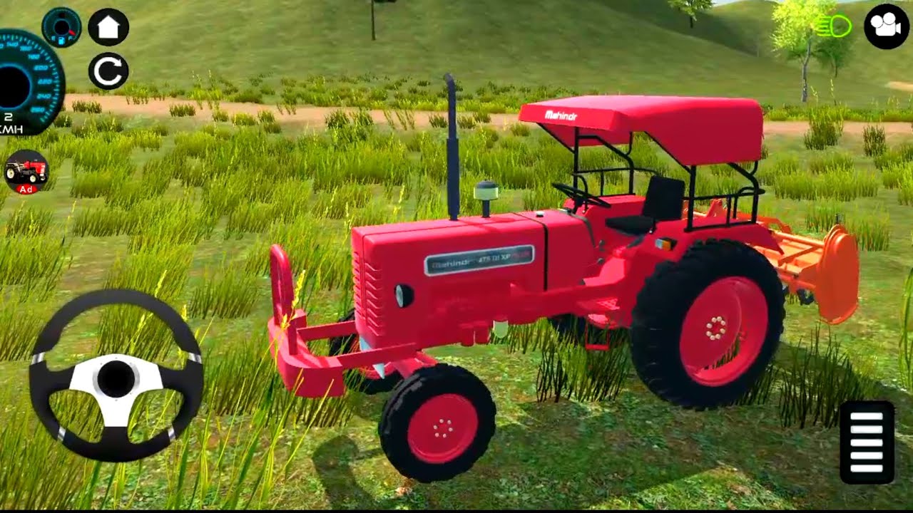 MAHlNDER  475  TRACTOR gaming video Indian 3D gaming video tractor wale ટ્રેક્ટર વાળી ગેમ